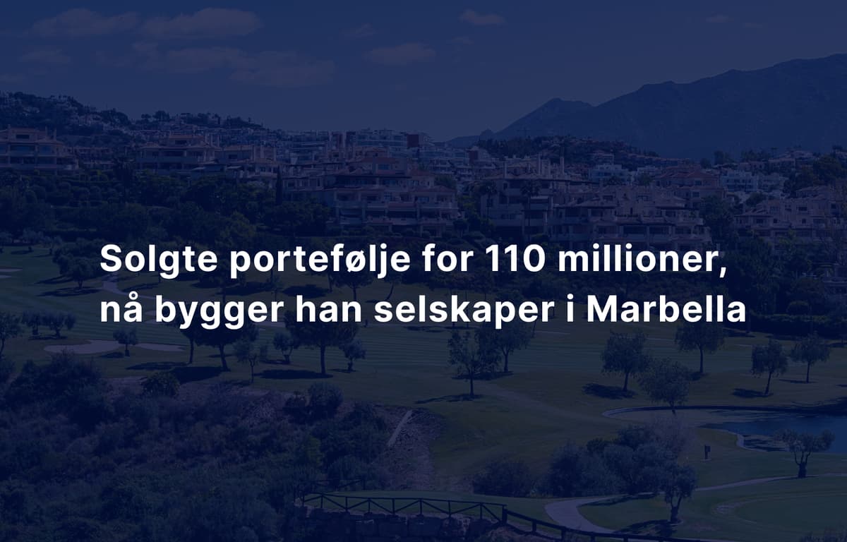 Pål Restad solgte utleieportefølje for 110 millioner